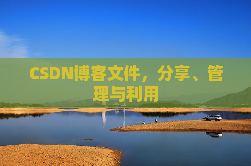 CSDN博客文件，分享、管理与利用